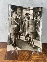 Adolf Hitler & Francisco Franco Press Photo