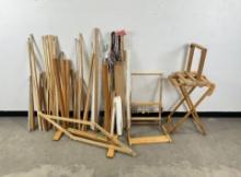 Large Collection of Loom Weaving Parts