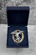 WW2 Luftwaffe Cased Observer Badge