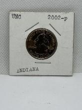 2002-P Indiana 25 Cent Coin