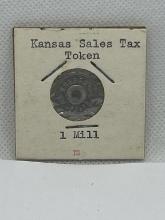 Kansas 1 Mill Sales Tax Token