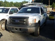 2013 FORD F150 w/ARE Utility Cap w/Ladder Rack  4x4  s/n:F99668