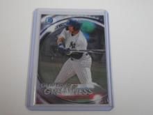 2020 BOWMAN CHROME JASSON DOMINGUEZ GLIMPSES OF GREATNESS YANKEES