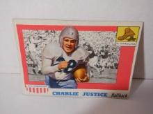 1955 TOPPS ALL AMERICAN #63 CHARLIE JUSTICE