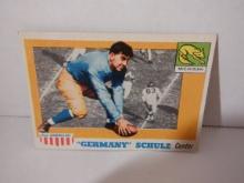 1955 TOPPS ALL AMERICAN #87 "GERMANY" SCHULZ