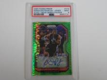 2020 PANINI PRIZM DONOVAN PEOPLES JONES NEON AUTOGRAPHED RC PRIZM PSA 9 MINT