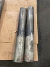Lot of 2: Carbide Di-Vibration Boring Bars with no heads; Assorted Size