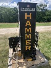 Danuser Hammer Post Driver Skid Steer Attachment