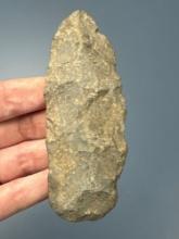 4 3/16" Rhyolite Knife Blade/Preform, Found in Delaware, Ex: Vandegrift Collection