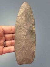 Cache Blade 5 of 16- 6" Petalas Blade, Argillite, Found Mt. Laurel, Bur. Co., NJ, Ex: Middleton