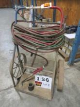 Torch Cart, Regulators, Hose & Smith Torch