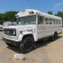 "1988 Chevrolet 24- Passenger Bus, 366  CI V-8 Engine, Automatic Allison Tr