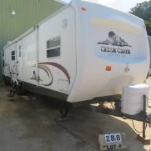 2004 Cedar Creek Silver Back 37' Lite Aluminum Structure Camper, Bunk House