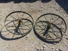 Antique Wrought Iron Wheels