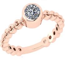 CERTIFIED 2.01 CTW E/VS1 ROUND (LAB GROWN Certified DIAMOND SOLITAIRE RING ) IN 14K YELLOW GOLD