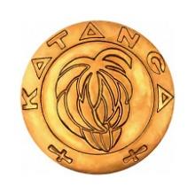 Katanga 5 Francs Gold 1961 UNC