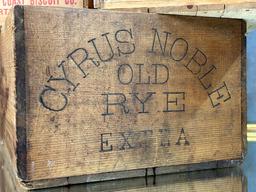 Vintage Wood Advertising Crates