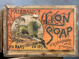 Vintage Wood Advertising Crates