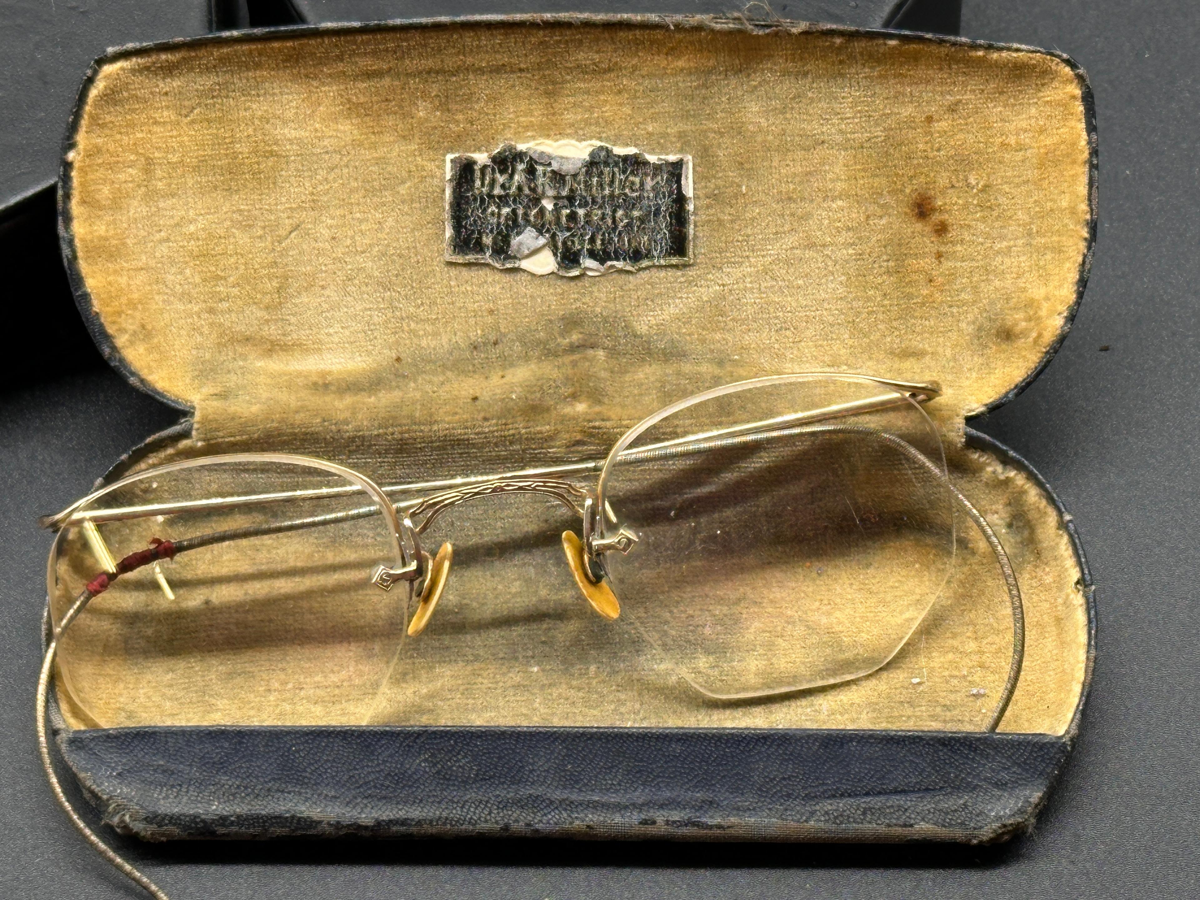 Misc. Vintage/Antique Eye Glasses and Sunglasses (Some w/Cases)