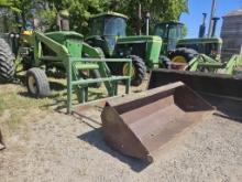 John Deere 158 Hyd Loader Hay Forks & 7’ Bucket