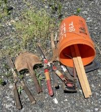 Bucket with Miscellaneous Tools