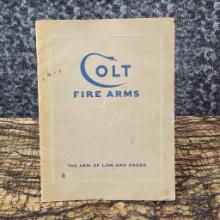 COLT 1929 CATALOG