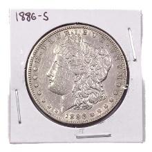 1886-S Morgan Silver Dollar ABOUT UNCIRCULATED