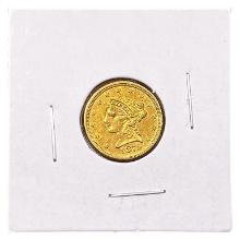1879 $2.50 Gold Quarter Eagle AU+