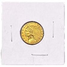 1909 $2.50 Gold Quarter Eagle ABOUT UNCIRCULATED