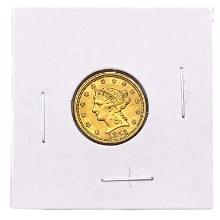 1853 $2.50 Gold Quarter Eagle UNCIRCULATED