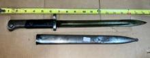 Antique Military Bayonet, approx 18 inches overall length w/ scabbard