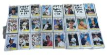 1986 -87 Topps RCs and All Stars sets, 66 tot cards Conseco Clark McGwire Baseball MLB