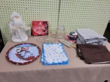 LOCAL PICKUP ONLY- Asst Christmas items, curtains and more