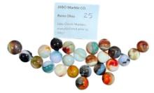 Jabo Marbles manufactured in Reno Ohio prior to 2007 lot of 25 small