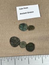 Coins from Ancient Greece lot of 5