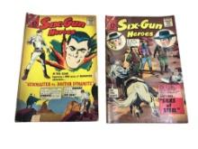 2- 12 Cent Six-Gun Heroes comic books