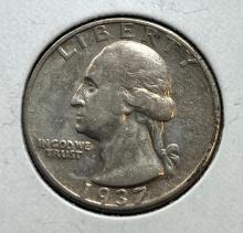 1937-S Washington Quarter, 90% silver