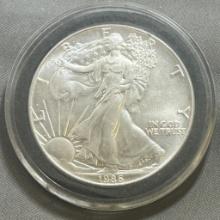 1986 US Silver Eagle .999 silver