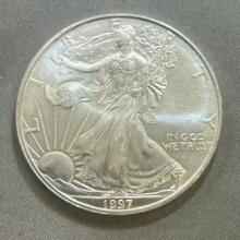 1997 US Silver Eagle .999 silver
