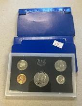 2- 1971 US Mint Proof Sets, SELLS TIMES THE MONEY