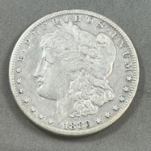 KEY DATE- 1883-CC US Morgan Silver Dollar