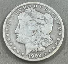 1902-O Morgan Silver Dollar, 90% Silver