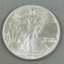 1991 US Silver Eagle .999 silver