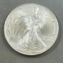 1995 US Silver Eagle .999 silver