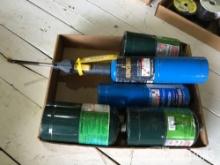 Propane torch and canisters