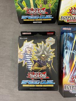 Yu-Gi-Oh Speed Duel Starter Decks and Egytian God Decl Sealed Boxes