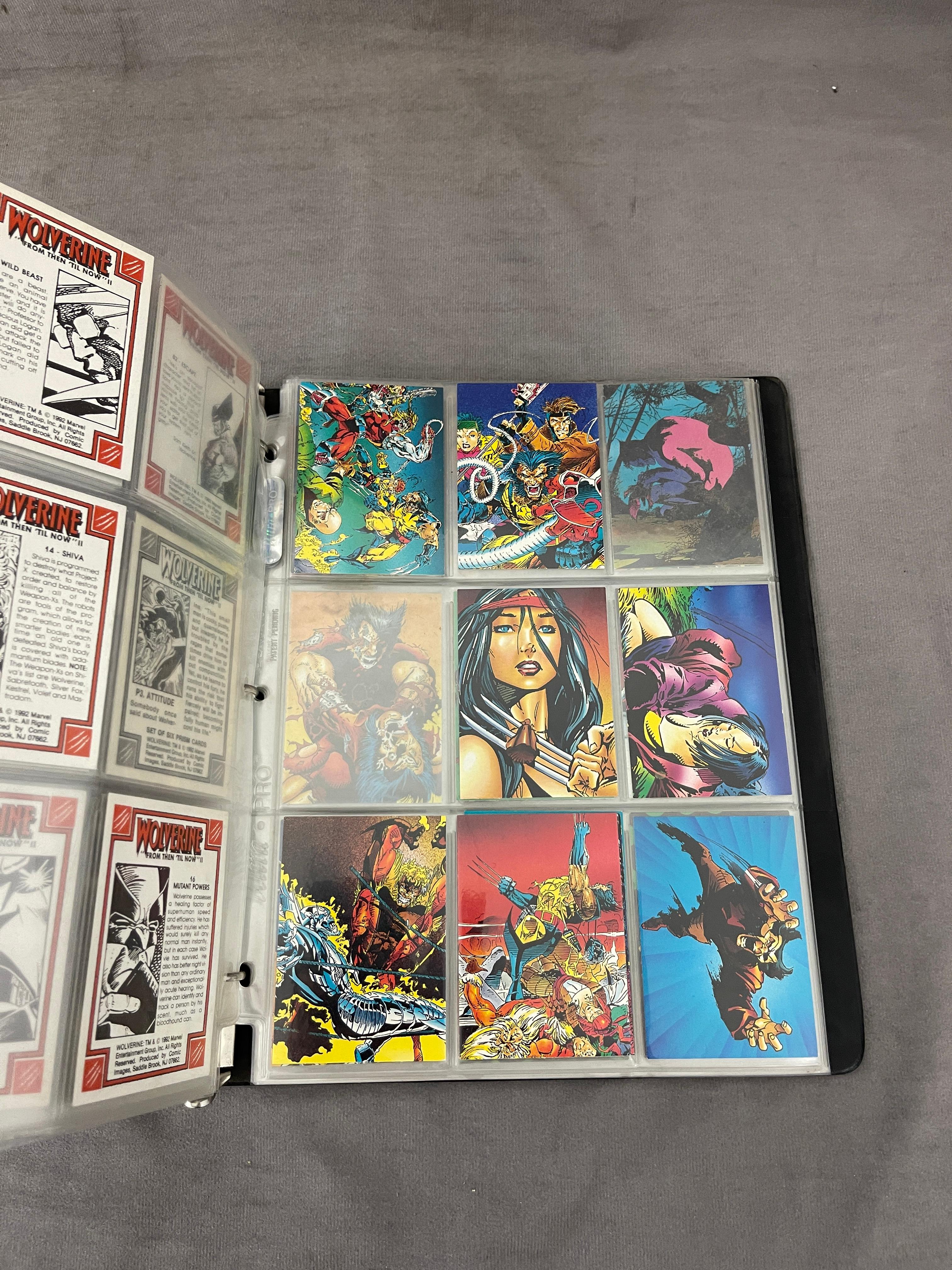 Marvel Wolverine Trading Card Collection Lot