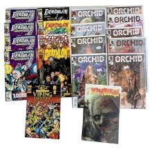 Comic Book Orchid 1-10, Zombies Deathlok collection lot 20