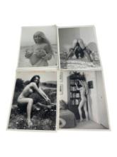 Vintage 1960s/70s Erotic Nude Female Adult Risque B&W Photo Collection Lot