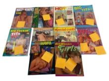 Vintage Erotic Nude Adult MAGAZINE Book Collection Lot